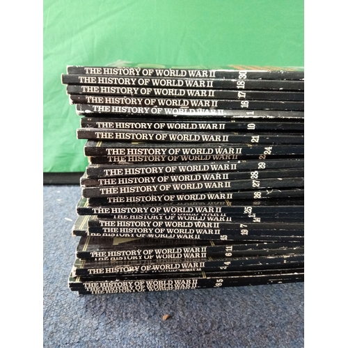 206 - Vintage The History Of World War II Fortnightly Volumes Magazines Bundle