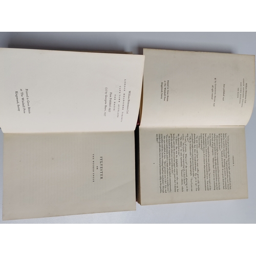 212 - A pair of Georgette Heyer books. One is Sylvester 1957 and Venetia 1958.