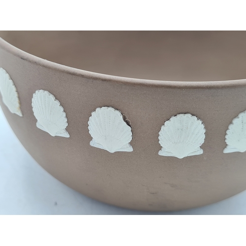 249 - A job lot of 7 Wedgwood Jasperware odds to include; 2 blue trinket pot bases; 1 blue trinket pot lid... 