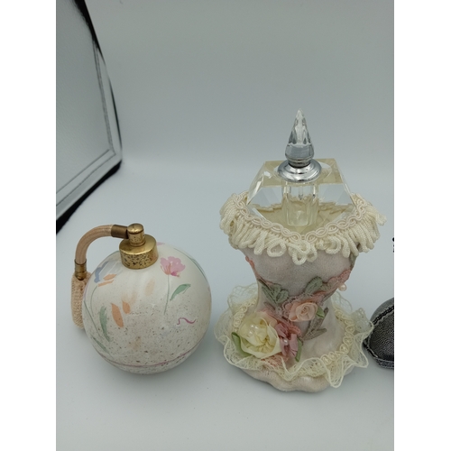 236 - Assortment Of Vintage Decorative Women's Bust Perfume Bottles