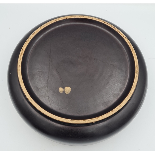 53 - 2 pieces of Denby Arabesque stoneware to include a lidded handled soup dish and a fruit/ salad bowl.