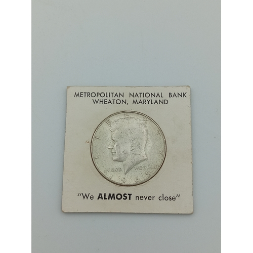 379 - 1965 Kennedy Half Dollar Cased .400 Silver Uncirculated