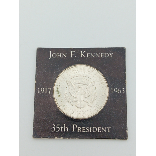 379 - 1965 Kennedy Half Dollar Cased .400 Silver Uncirculated