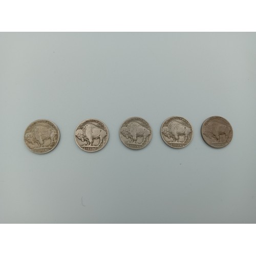 381 - 5x Buffalo Nicole's All High Grades. 1927, 35, 36, 36, 37