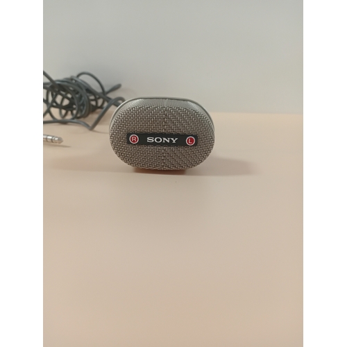 10 - A SONY stereo condenser microphone.