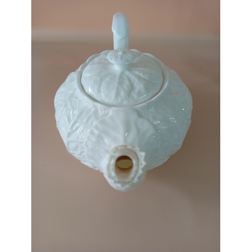 18 - WedgeWood bone China tea set + Coalport oil cruet and sugar bowls