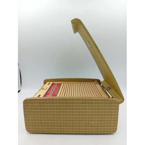 20 - Vintage EKCO BT333 Transistor Portable 1950's Yellow Radio