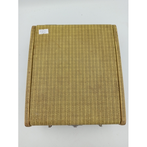 20 - Vintage EKCO BT333 Transistor Portable 1950's Yellow Radio