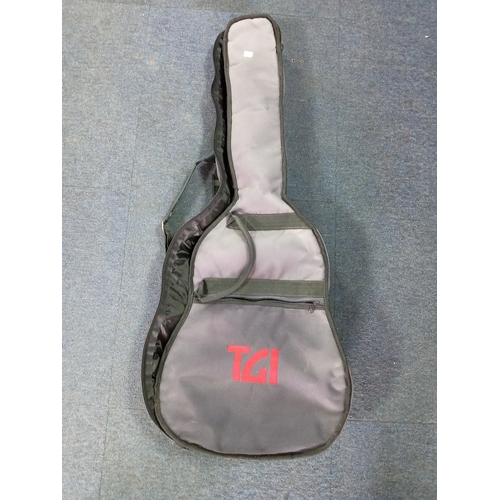 26 - Elevation children's acoustic guitar with guitar case (Height 86cm)