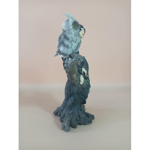 27 - Nemesis Now fairy elf with owl on tree branch model (Height 21.5cm)