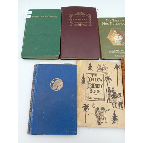 37 - Assortment Of Early 20th Century Books Including The Yellow Friendly Book, Flying Scotsmen & More