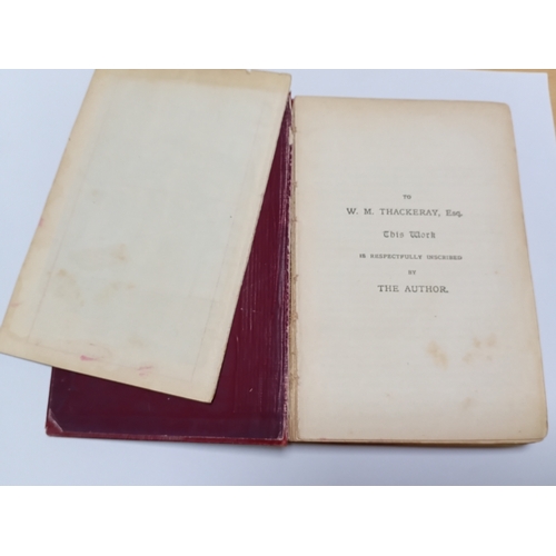 43 - An antique Jane Eyre by Charlotte Bronte third edition book. The preface dates it to 1848.