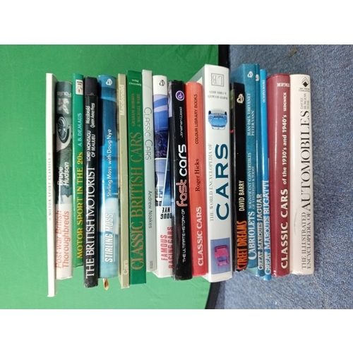 208 - Collection Of Vintage Motor Sport, Motorbike & Car Hard Back Books
