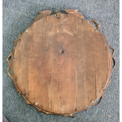 60 - 19th Century Eneret B & C (Bing & Grøndahl) Parian plaque in wooden frame with classical Bisque reli... 