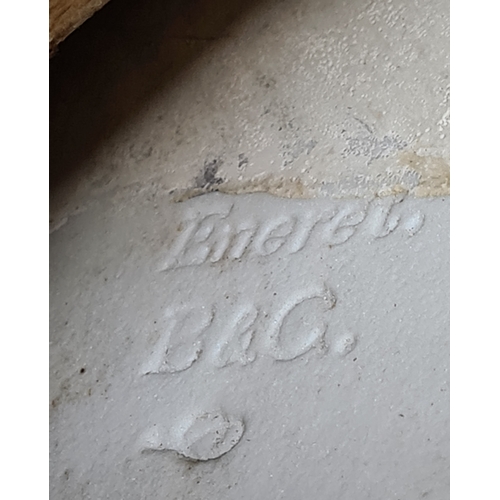 60 - 19th Century Eneret B & C (Bing & Grøndahl) Parian plaque in wooden frame with classical Bisque reli... 