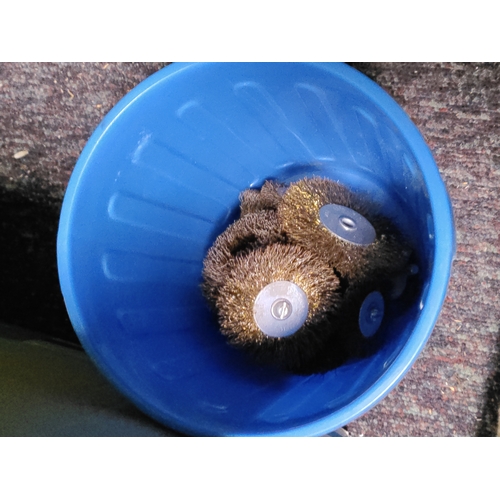 57 - A collection of items from a garage clearance.