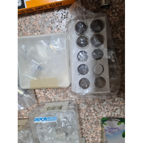 92 - A collection of vehicle side light bulbs and indicator light bulbs etc. Also includes a Classic Car ... 