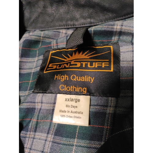 106 - A sunstuff wax jacket.(Size XXLarge)