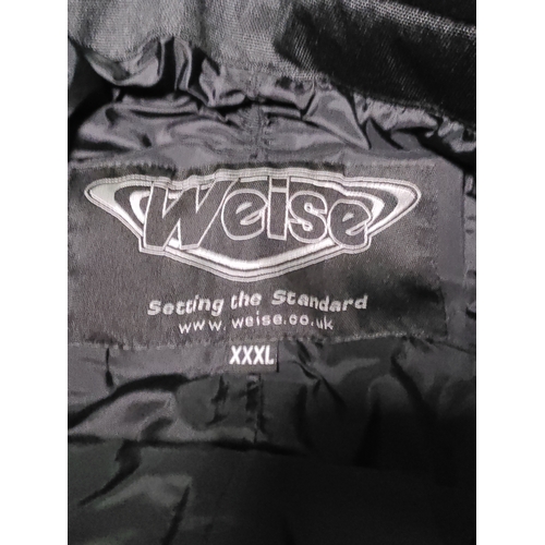 109 - A collection of protective clothing. To include 2 pairs of weise motorcyclist trousers one size XXL,... 