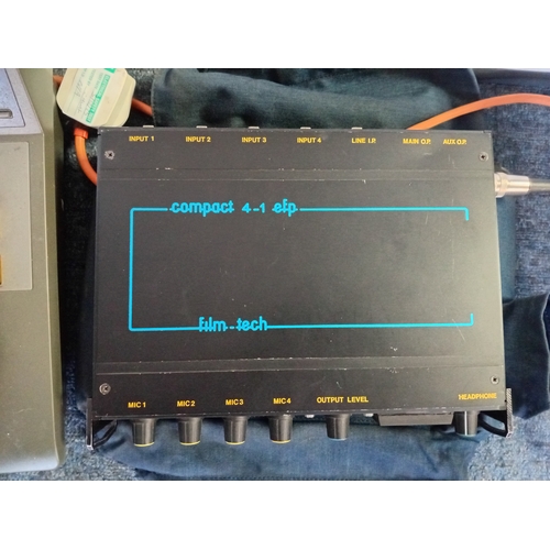 117 - A vintage Panasonic Editing Controller AG-A850 & Compact 4-1 efp Film Tech mixer. Pat tested, powers... 