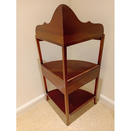 126 - A vintage whatnot with a draw. Height 93cm x Width 54cm.