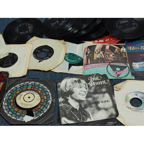 100 - A job lot of Apx 50+ 7 Inch singles of various artists and Genres. #3.