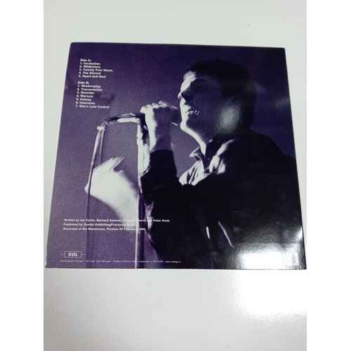 10 - Joy Division Preston February 1980. Mint condition vinyl record.