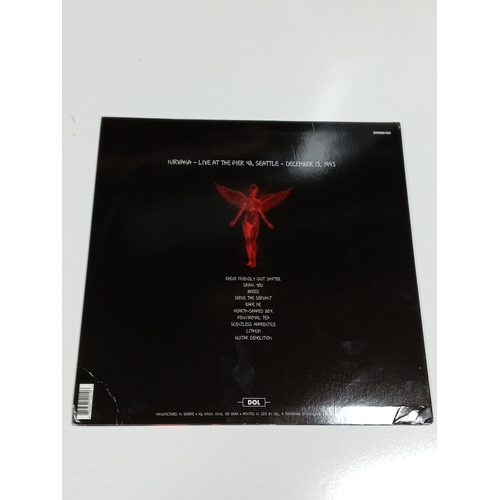 12 - Nirvana live at the pier seattle 1993 mint condition vinyl record.