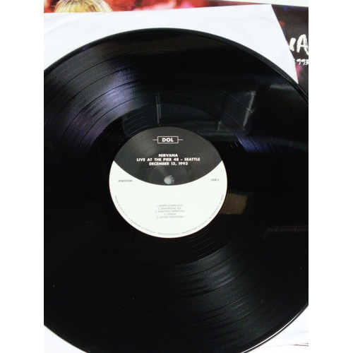12 - Nirvana live at the pier seattle 1993 mint condition vinyl record.