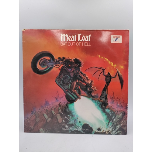 21 - Meat loaf bat out of hell. Vinyl condition Near condition.