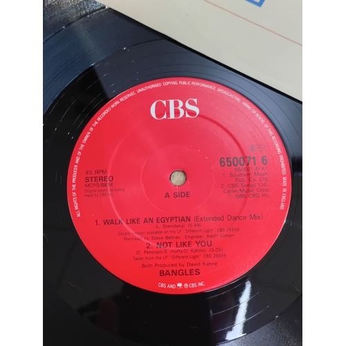 30 - The Bangles, Walk Like an Egyptian vinyl single - Near mint