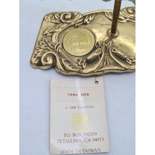 252 - A pair of limited edition ornamental American Carousel Horses by Tobin Fraley, No 9078 & 9024, 1988 ... 