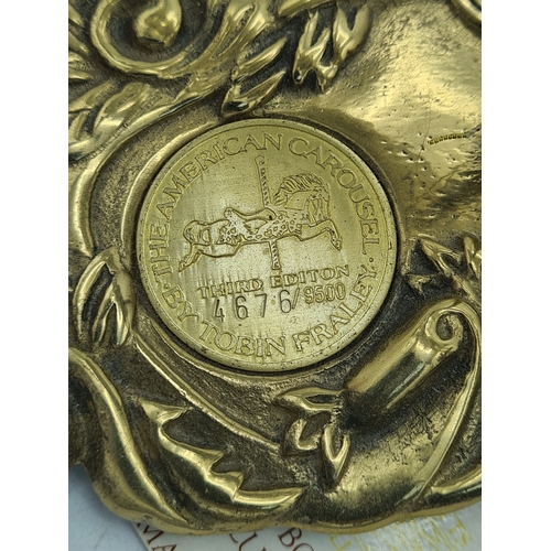 252 - A pair of limited edition ornamental American Carousel Horses by Tobin Fraley, No 9078 & 9024, 1988 ... 