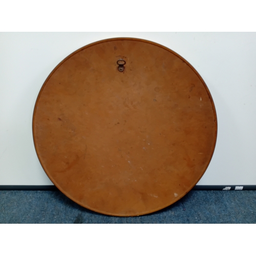 8 - A vintage domed glass 3D plaque walll hanging pictures. Diameter 16