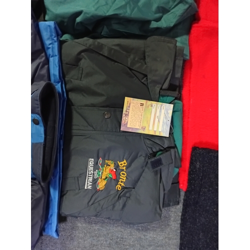 11 - 7 Horse riding Jackets all different sizes, some of the brands include wps and bronte. All appear br... 