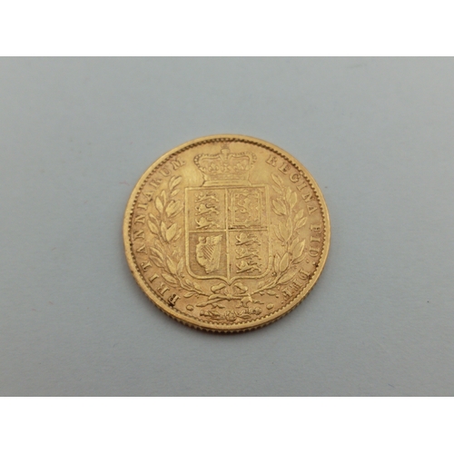 362 - A 1953 Victorian 22 ct gold full sovereign with box, 
