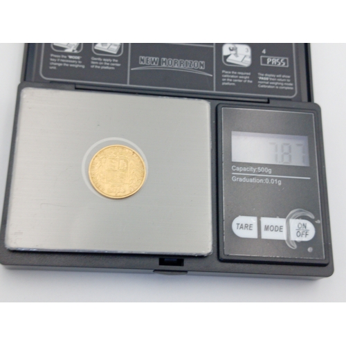 362 - A 1953 Victorian 22 ct gold full sovereign with box, 