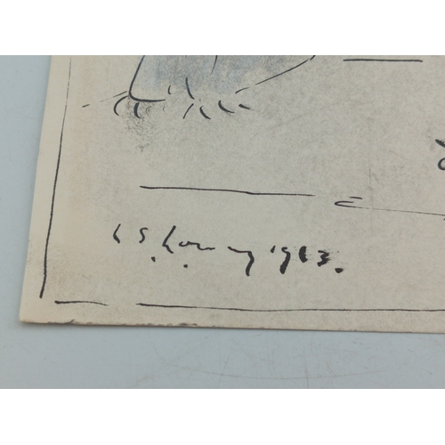 103 - An orginal ink drawing signed 