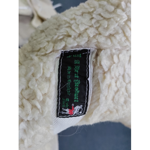 66 - A collection of 7 sheepskin wool saddle pads.