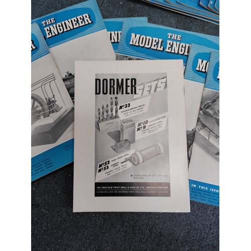 70 - A collection of The model engineer 1950's magazines.