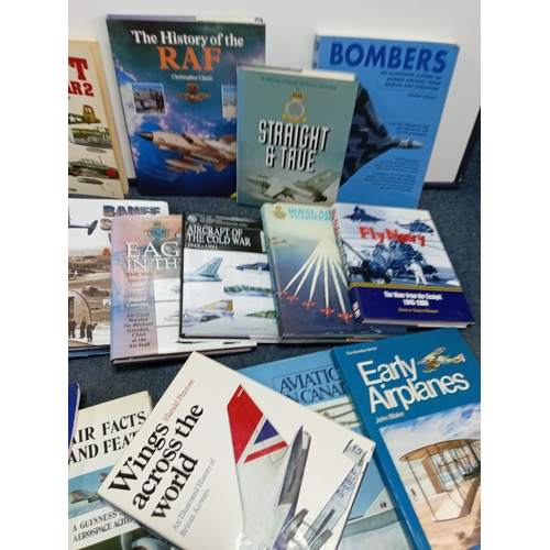 72 - A joblot of books on The RAF & aviation.