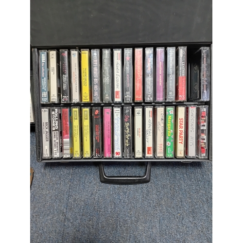 73 - A large selection of audio cassettes of various genres