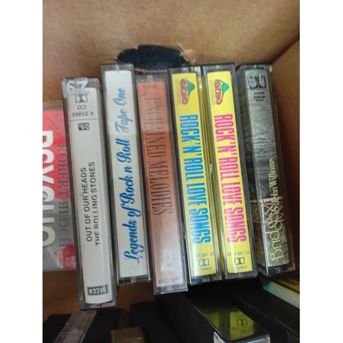 73 - A large selection of audio cassettes of various genres