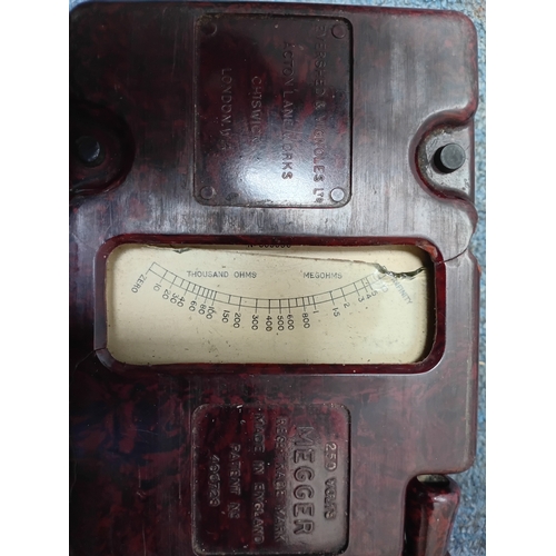 75 - A collection of tools. Featuring, blowtorch's, a Clarke gritblast gun, Evershed & Vignoles Megger in... 