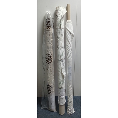 76 - A collection of 4 rolls of fabric. To include Sanderson Design Group, Ro Elvey blush (Width 140 cm),... 