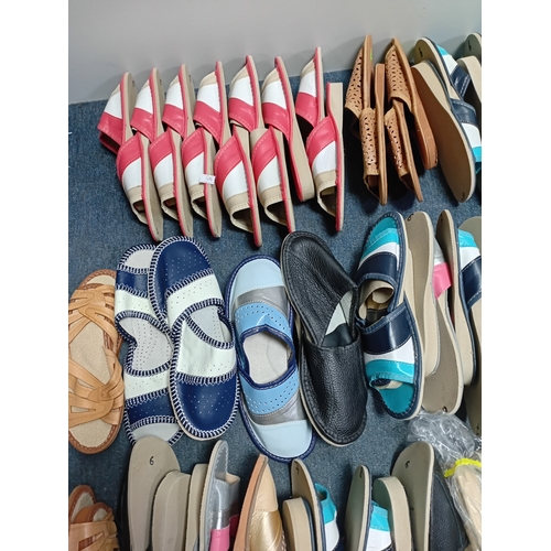 85 - Women's and children's sandals, slippers and flip-flops
