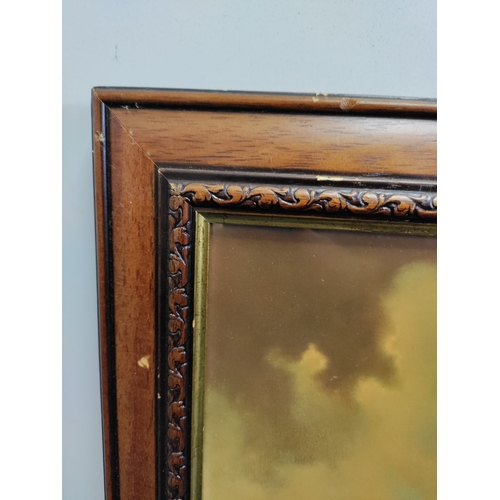 107 - A framed print of 