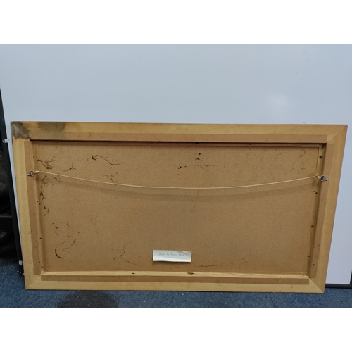 107 - A framed print of 