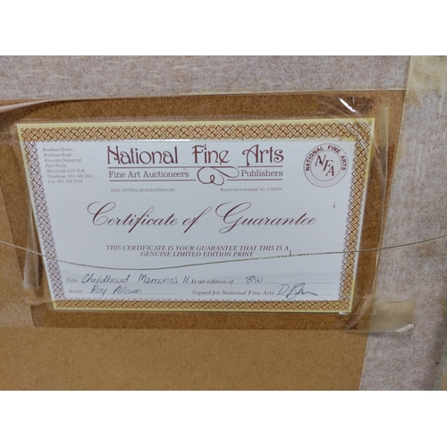 113 - A collection of 3 framed prints titled 