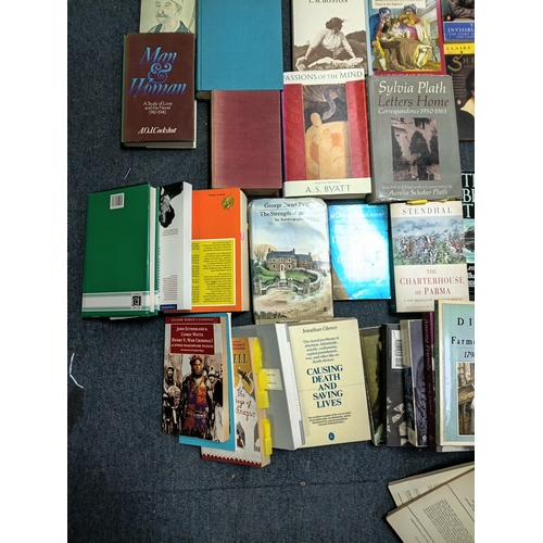 4 - A job lot of books to include; causing death and saving lives, the god beneath the sea, shelby and h... 